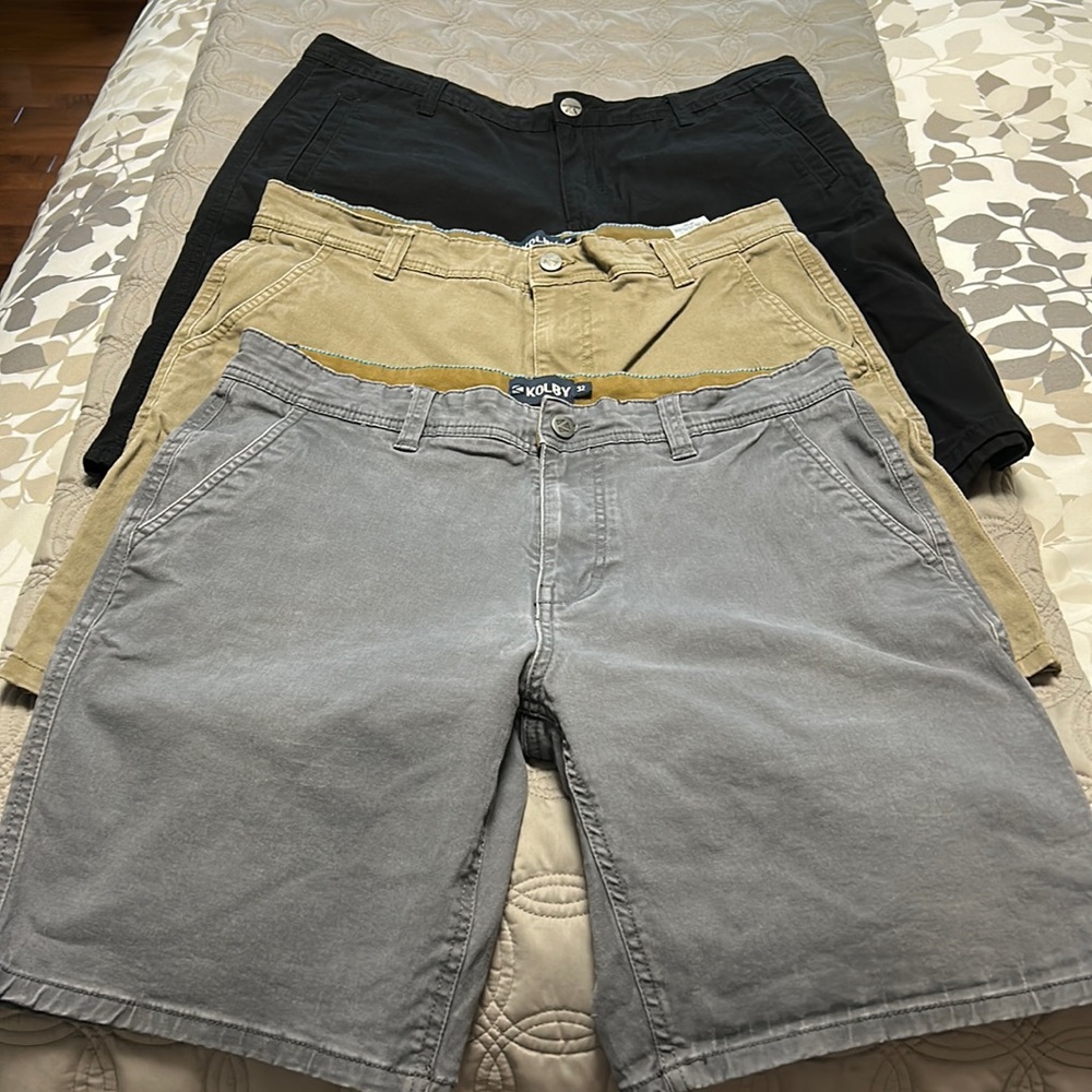 Kolby mens shorts all 3 for the price.